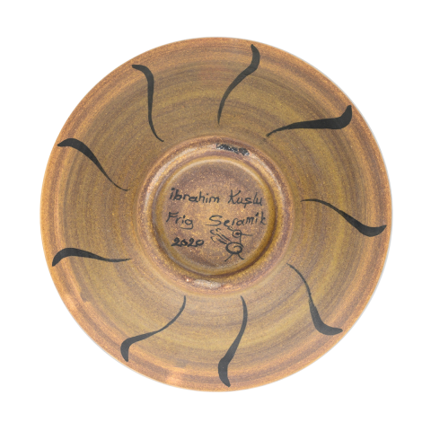 Selçuklu Stilize Balıklı Kase (16cm)