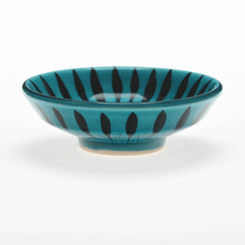 Selçuklu Radyal ve Çiçek Desenli Kase (16cm)