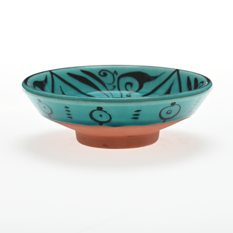 Selçuklu Stilize Bitki Motifli Kase (16cm)