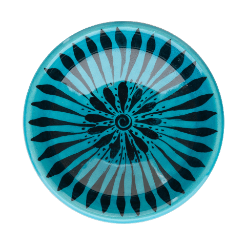 Selçuklu Çiçekli Radyal Desenli Kase (16cm)