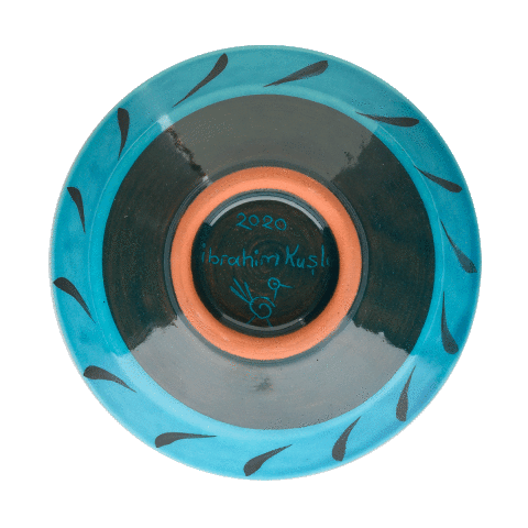 Selçuklu Çiçekli Radyal Desenli Kase (16cm)