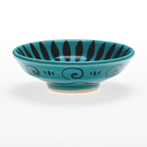 Selçuklu Radyal ve Çiçek Desenli Kase (16cm)