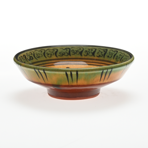 Selçuklu Stilize Bitkisel Motifli Kase (16cm)