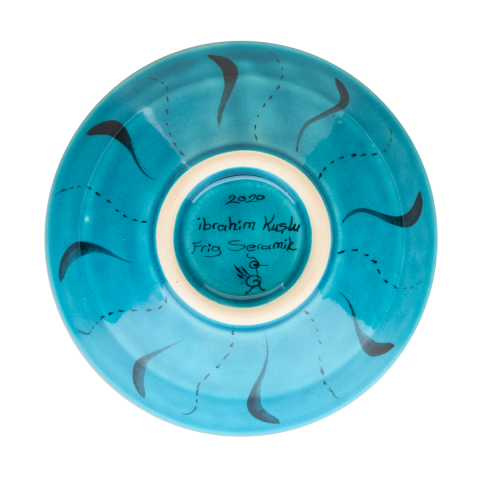 Selçuklu Radyal Desenli Kuşlu Kase (16cm)