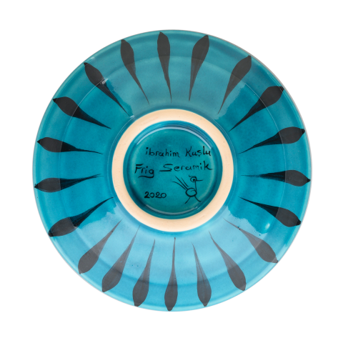 Selçuklu Radyal ve Kuş Desenli Kase (16cm)