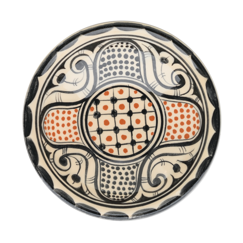 Selçuklu Stilize Figüratif Çukur Kase (16cm)