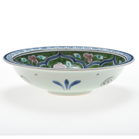 Beylikler Dönemi Radyal ve Bitkisel Motifli Tabak 23cm