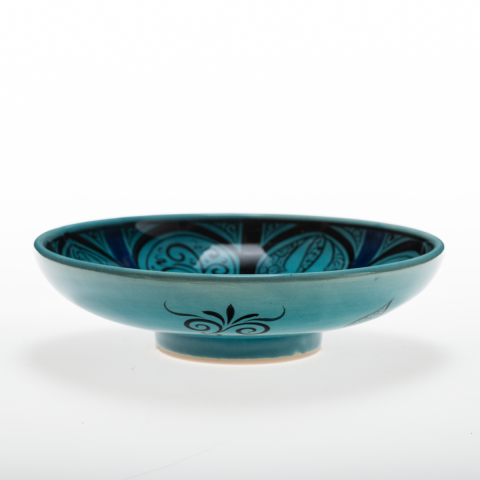 Selçuklu Stilize Doğa Motifli Tabak (19cm)