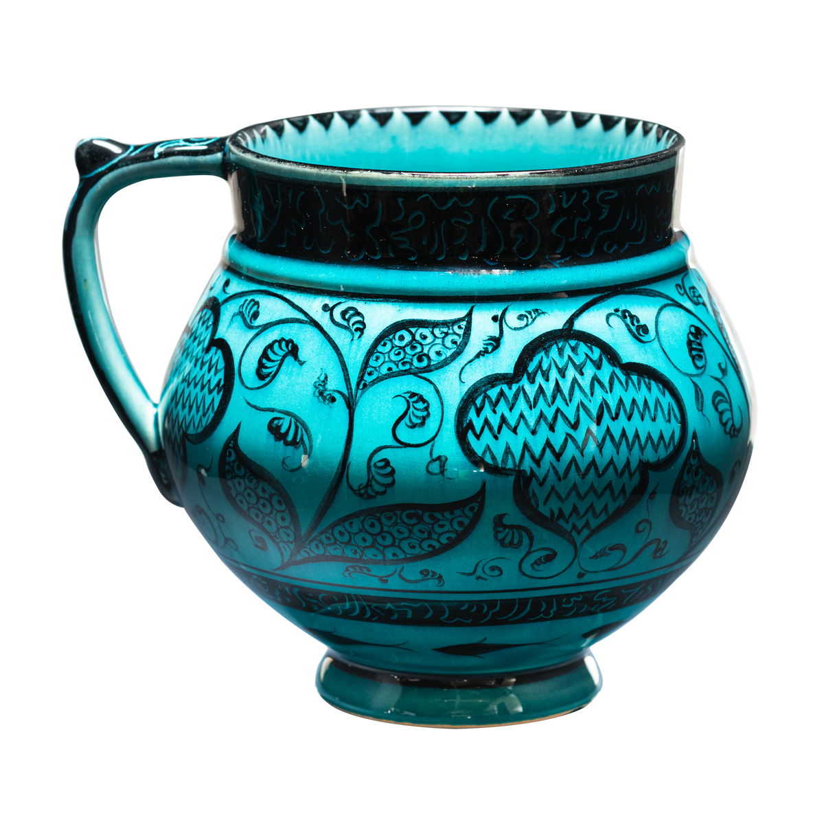 Selçuklu Stilize Çiçek Motifli Maşrapa