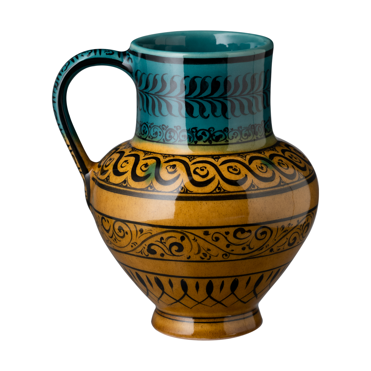 Selçuklu Stilize Yaprak Desenli Maşrapa