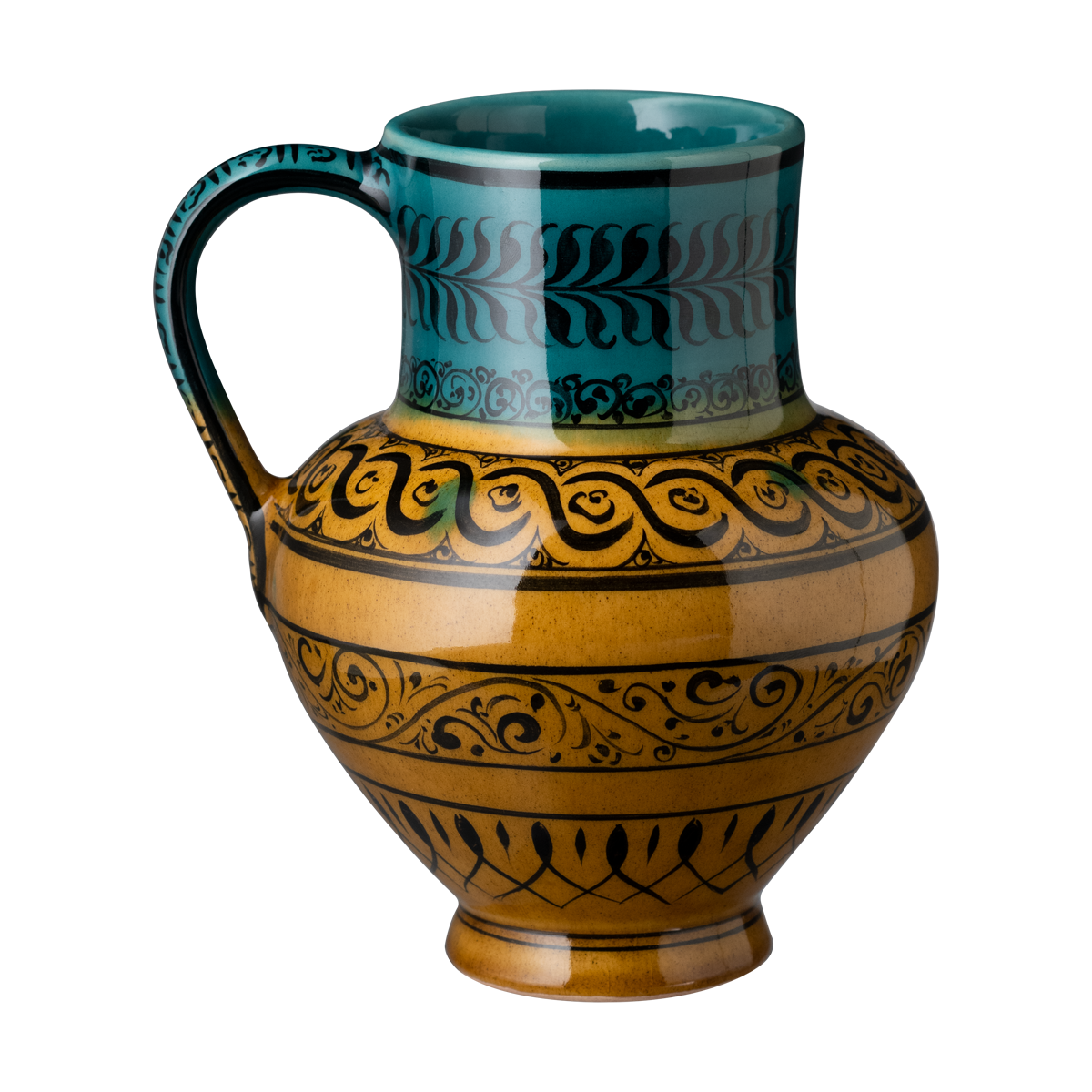 Selçuklu Stilize Yaprak Desenli Maşrapa