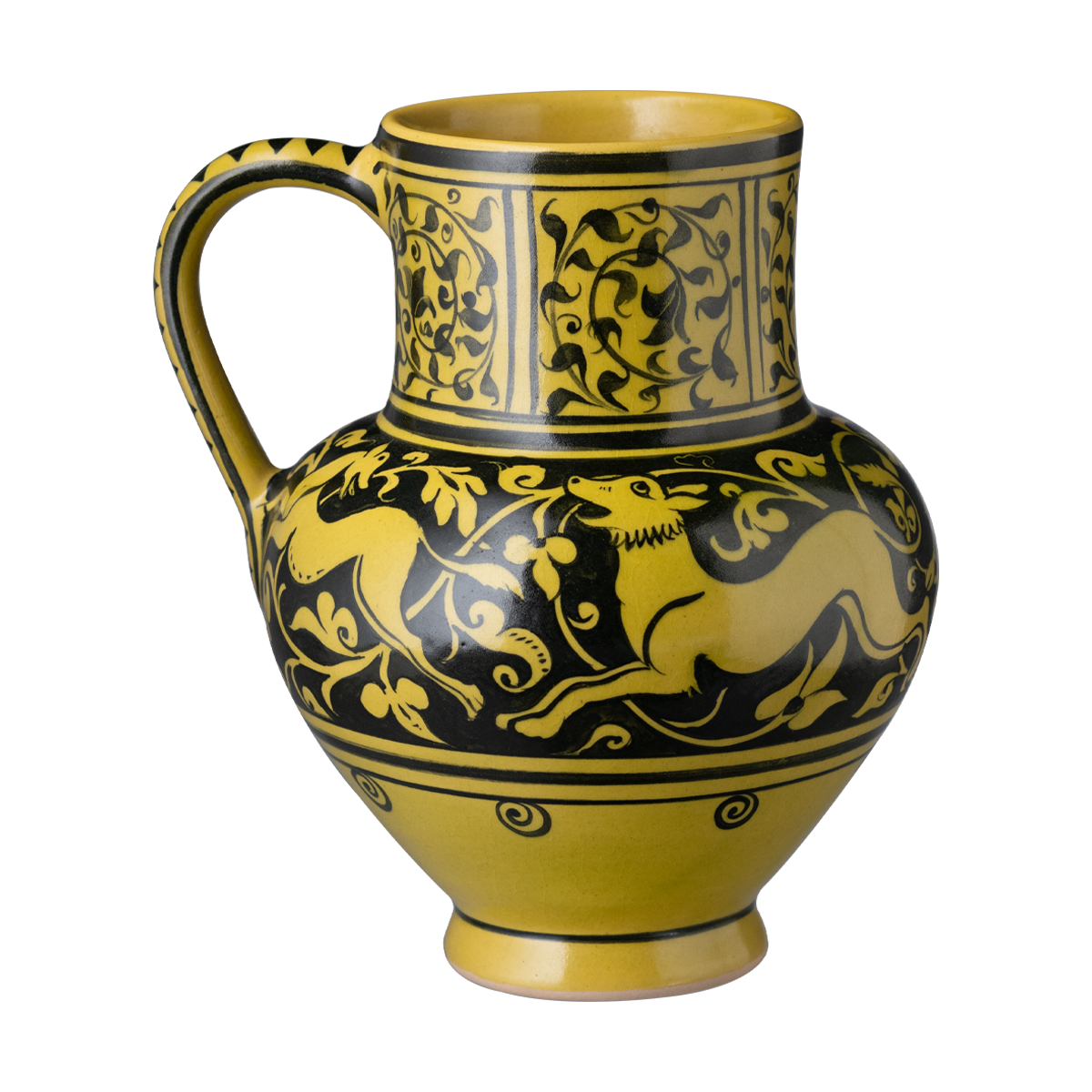 Selçuklu Stilize Doğa Tasvirli Maşrapa