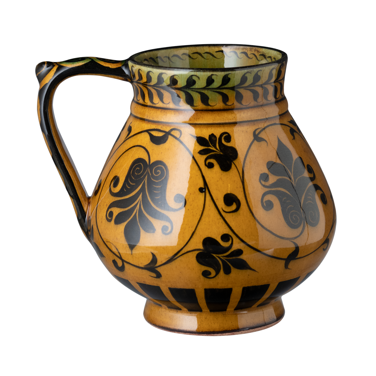 Selçuklu Stilize Çiçek Desenli Maşrapa