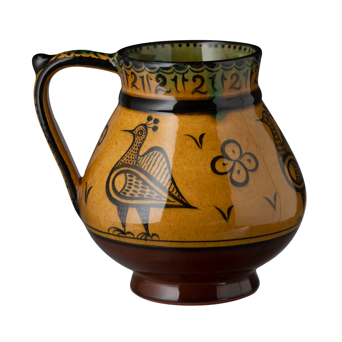 Selçuklu Stilize Kuş Motifli Maşrapa