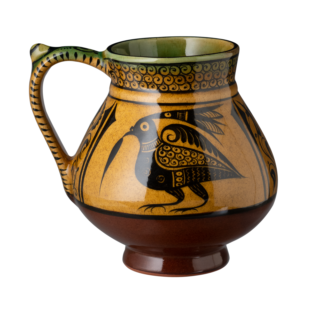 Selçuklu Stilize Kuş Motifli Maşrapa