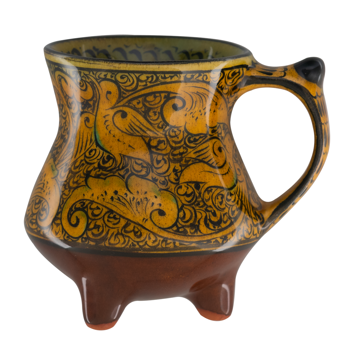 Selçuklu Kuş ve Doğa Motifli Bardak