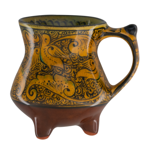 Selçuklu Kuş ve Doğa Motifli Bardak