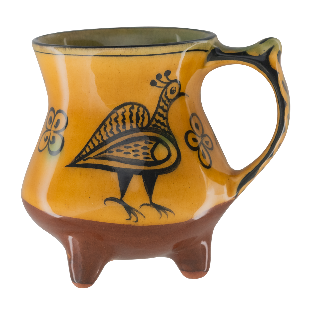 Selçuklu Stilize Kuş Motifli Bardak