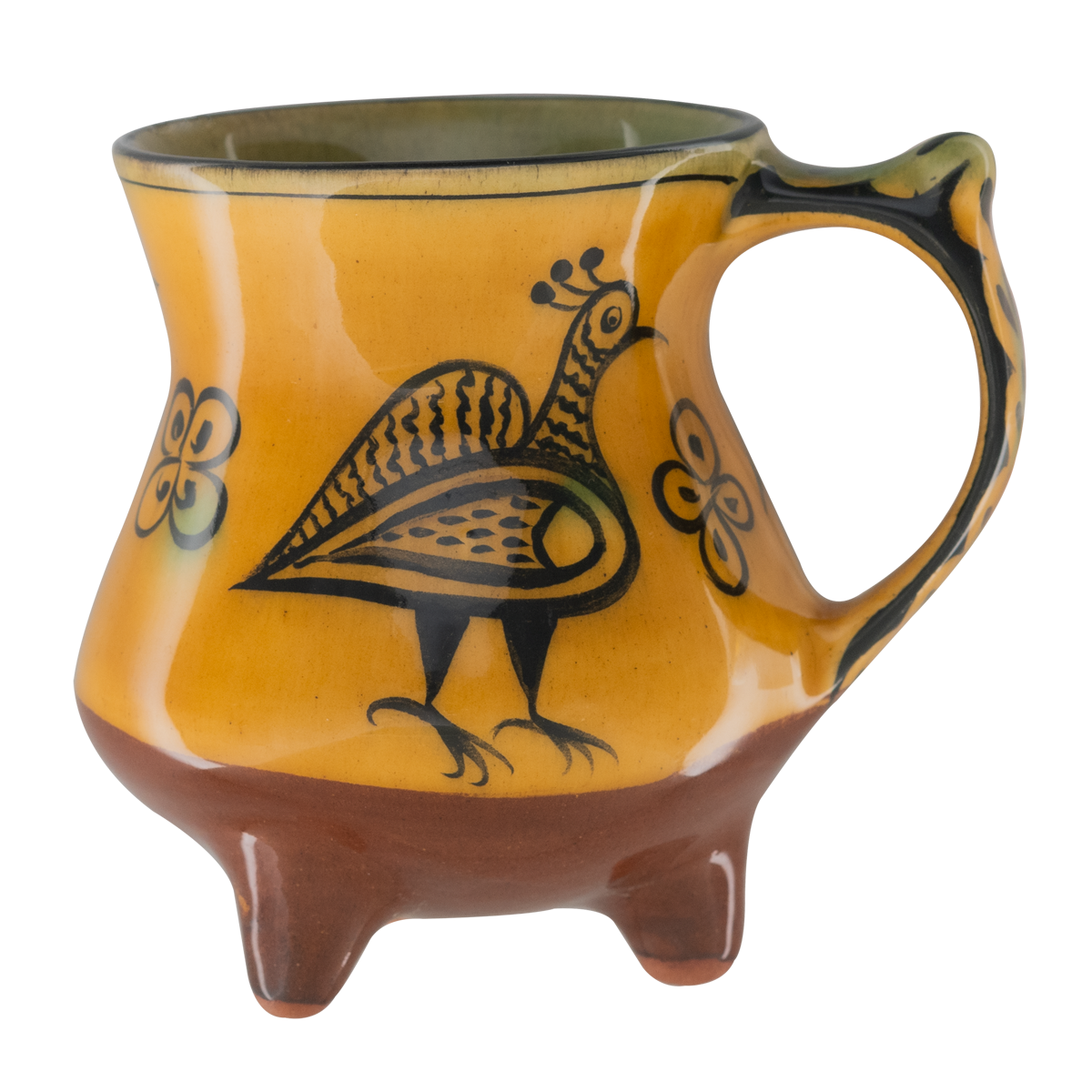 Selçuklu Stilize Kuş Motifli Bardak