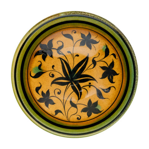 Selçuklu Stilize Çiçek Desenli Kase (16cm)