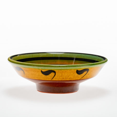 Selçuklu Stilize Çiçek Desenli Kase (16cm)