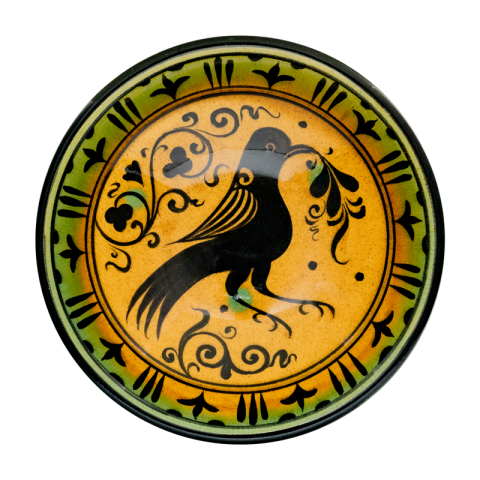 Selçuklu Stilize Kuş Desenli Kase (16cm)