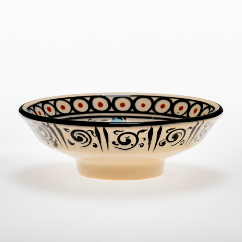 Selçuklu Stilize Kuş Desenli Kase (16cm)