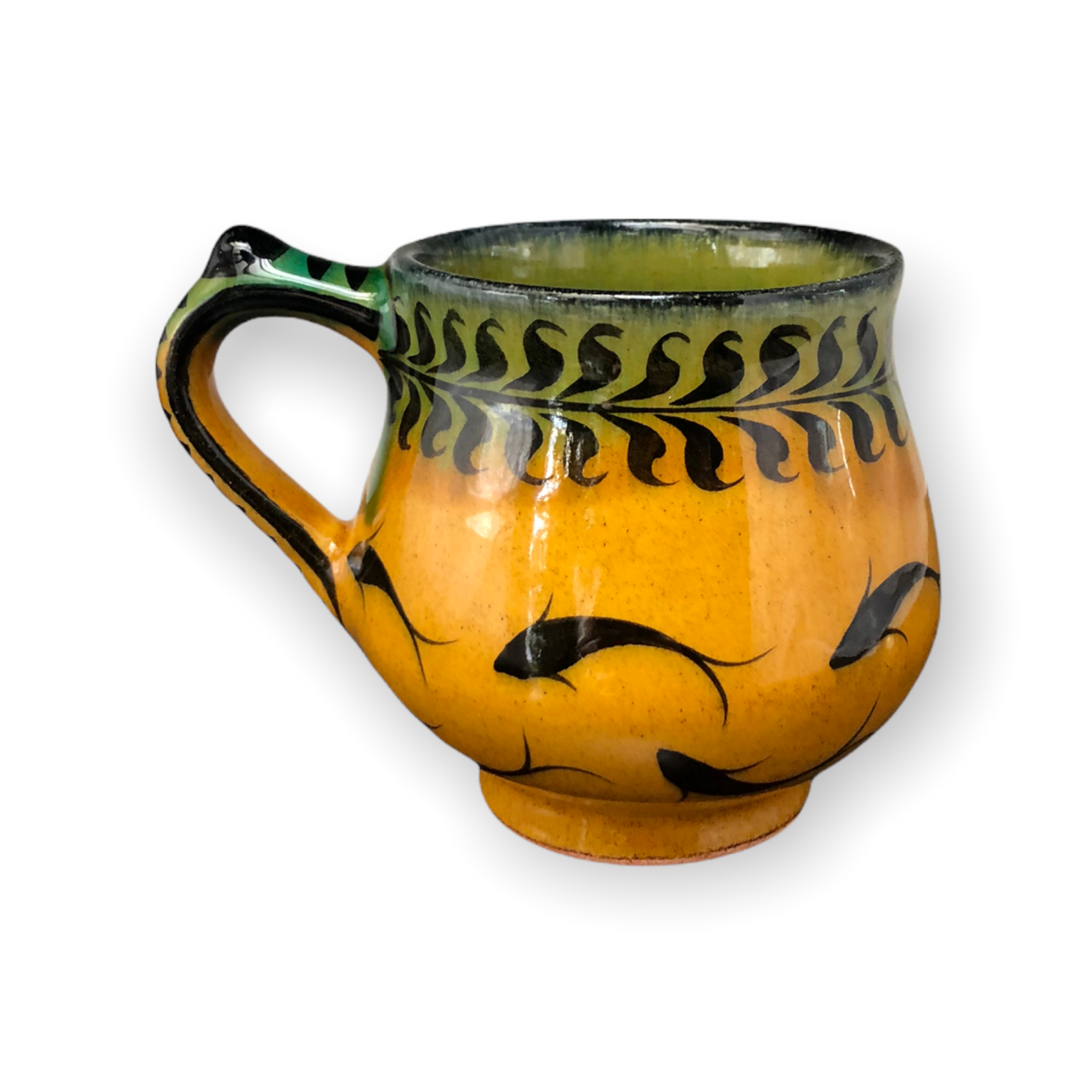 Selçuklu Balık ve Yaprak Motifli Bardak