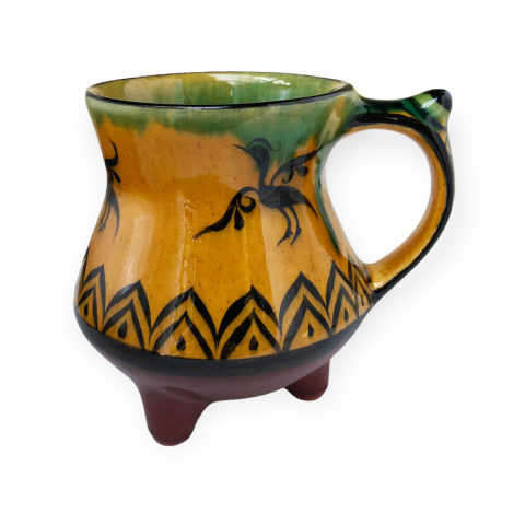 Selçuklu Kuş ve Zikzak Motifli Bardak