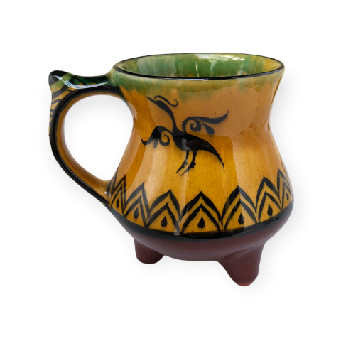 Selçuklu Kuş ve Zikzak Motifli Bardak