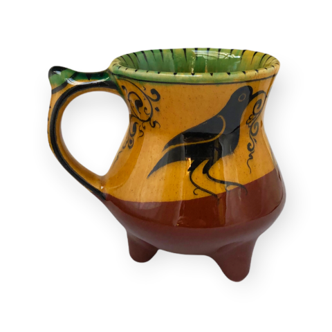 Selçuklu Stilize Kuş ve Dalga Motifli Bardak