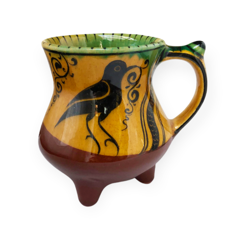 Selçuklu Stilize Kuş ve Dalga Motifli Bardak