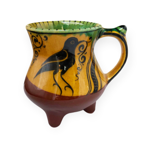 Selçuklu Stilize Kuş ve Dalga Motifli Bardak