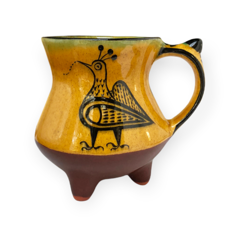 Selçuklu Stilize Balıkçıl Kuşu Desenli Bardak