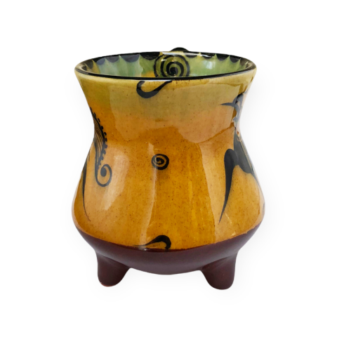 Selçuklu Stilize Kuş Desenli Bardak