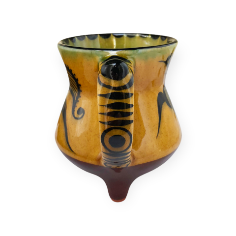 Selçuklu Stilize Kuş Desenli Bardak