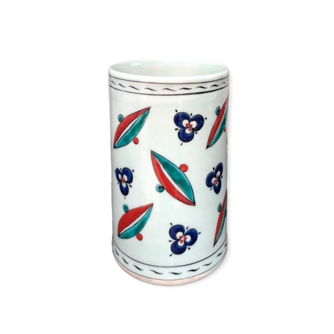 İznik Renkli Dönem Çintemani Desenli Vazo