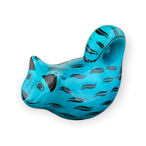 Geleneksel Desenli Dekoratif Kedi Obje