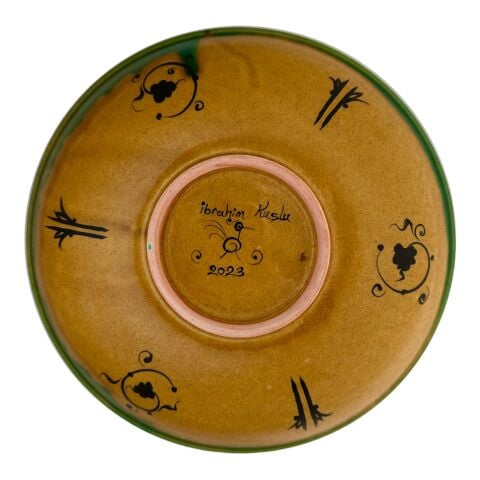 Selçuklu Kuş Desenli Tabak 23cm
