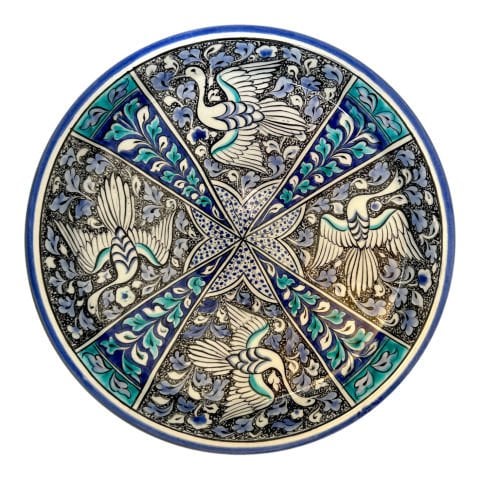 Selçuklu Kuş Desenli Kase 26cm