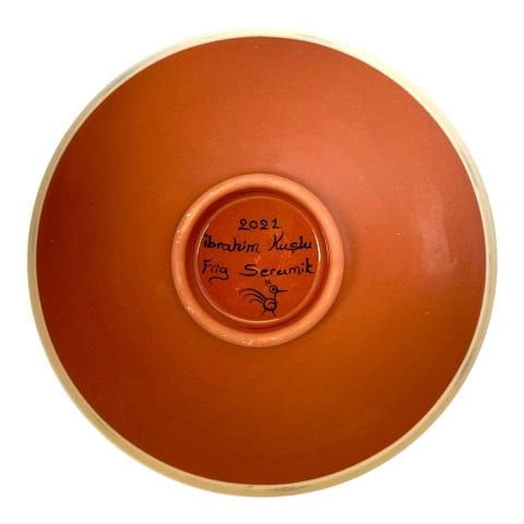 Selçuklu Arı Kuşu Desenli Kase 26cm