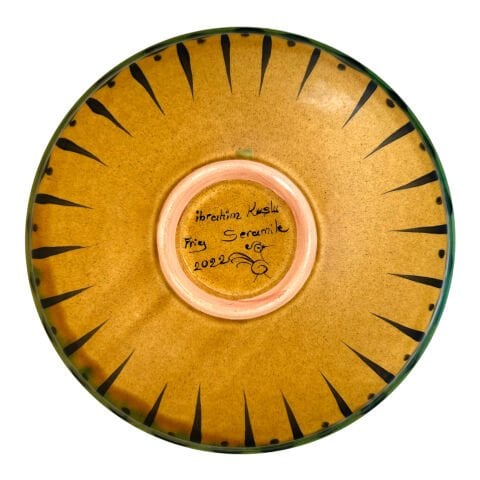 Selçuklu Stilize Kuş Desenli Kase 26cm