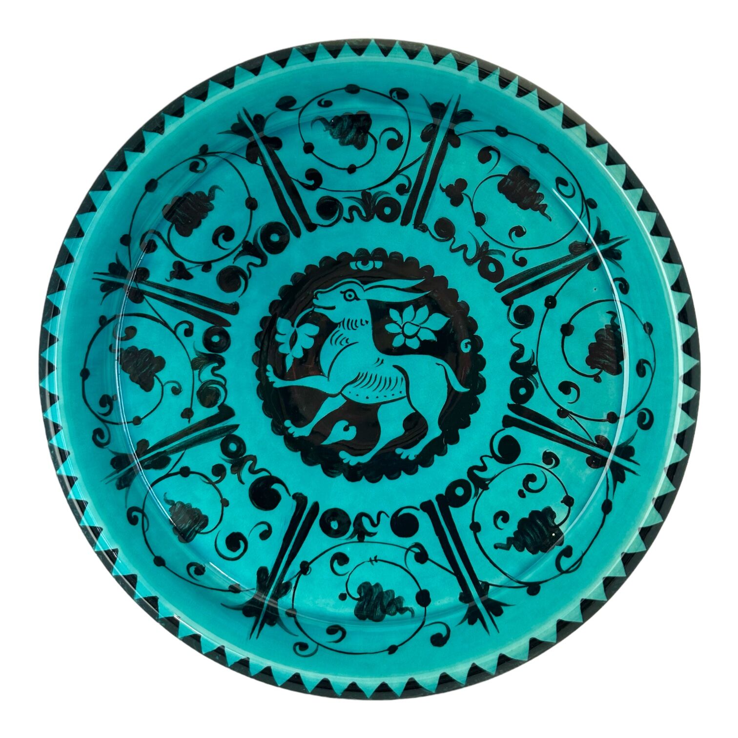 Selçuklu Geyik Desenli Kase 26cm