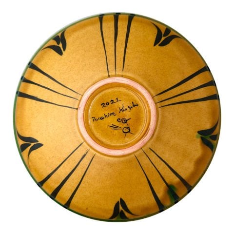 Selçuklu Kuş ve Çiçek Desenli Kase 26cm