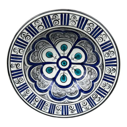 Selçuklu Dönemi Desenli Tabak 19cm