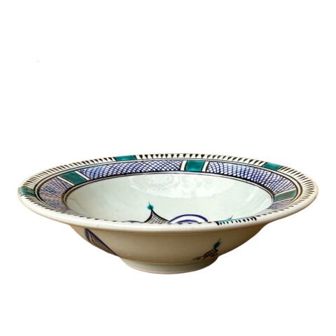 Selçuklu Dönemi Kafes Dekorlu Tabak 19cm