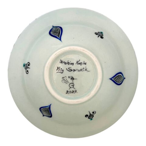 Selçuklu Dönemi Kafes Dekorlu Tabak 19cm