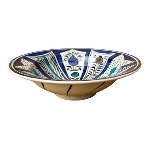 Selçuklu Dönemi Nar Desenli Tabak 19cm