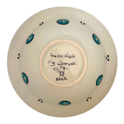 Selçuklu Dönemi Koç Desenli Tabak 19cm