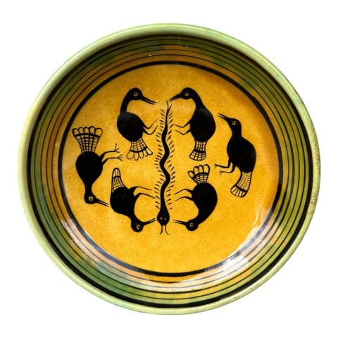 Selçuklu Dönemi Kuşlu Tabak 19cm